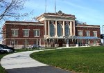 Front view of Amtrak Lancaster Station